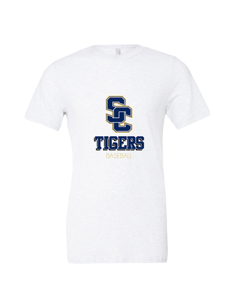 Stillman College Baseball Shadow - Mens Tri Blend Shirt