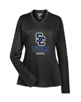 Stillman College Baseball Shadow - Womens Performance Long Sleeve