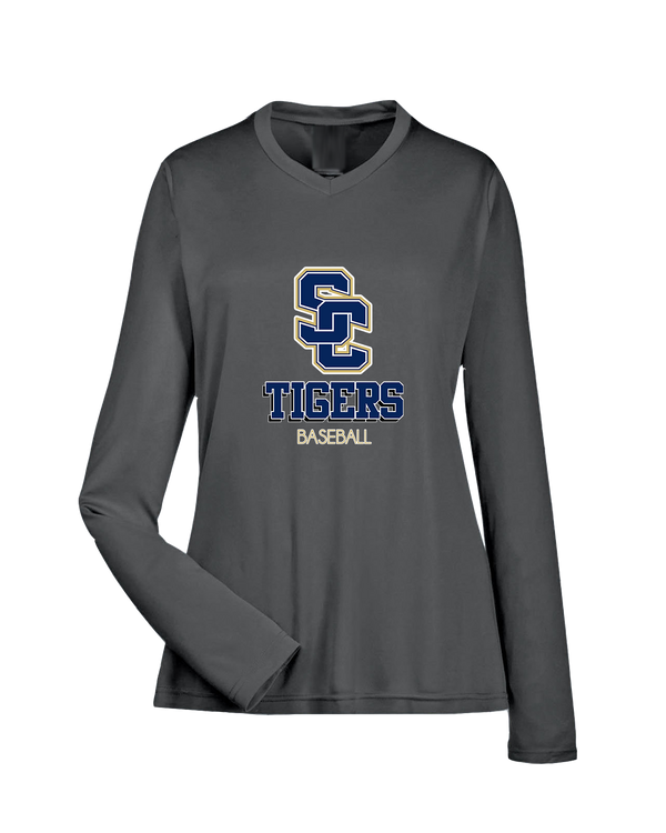 Stillman College Baseball Shadow - Womens Performance Long Sleeve