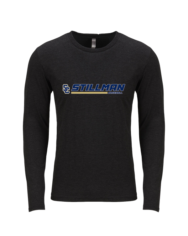 Stillman College Baseball Switch - Tri Blend Long Sleeve