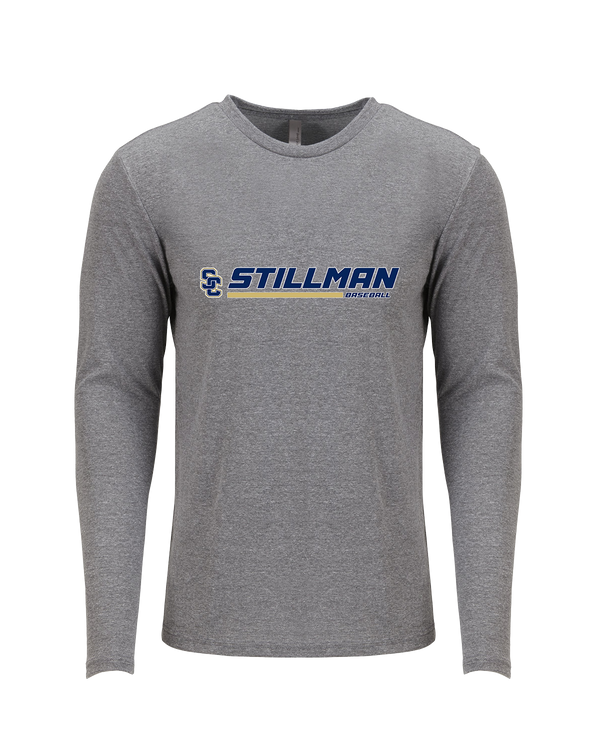 Stillman College Baseball Switch - Tri Blend Long Sleeve