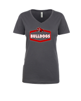 Streator HS Football Board - Womens V-Neck