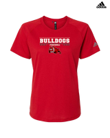 Streator HS Football Border - Womens Adidas Performance Shirt