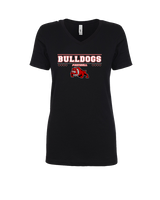 Streator HS Football Border - Womens Vneck