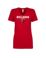 Streator HS Football Border - Womens Vneck