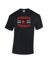 Streator HS Football Curve - Cotton T-Shirt