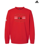 Streator HS Football Curve - Mens Adidas Crewneck