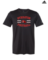 Streator HS Football Curve - Mens Adidas Performance Shirt