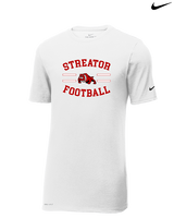 Streator HS Football Curve - Mens Nike Cotton Poly Tee