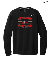 Streator HS Football Curve - Mens Nike Crewneck