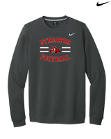 Streator HS Football Curve - Mens Nike Crewneck