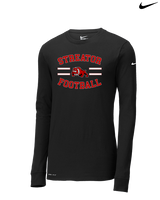 Streator HS Football Curve - Mens Nike Longsleeve