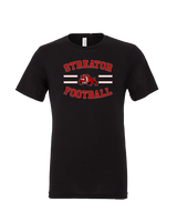Streator HS Football Curve - Tri-Blend Shirt