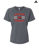 Streator HS Football Curve - Womens Adidas Performance Shirt