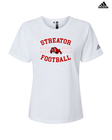 Streator HS Football Curve - Womens Adidas Performance Shirt
