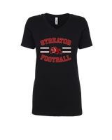 Streator HS Football Curve - Womens Vneck