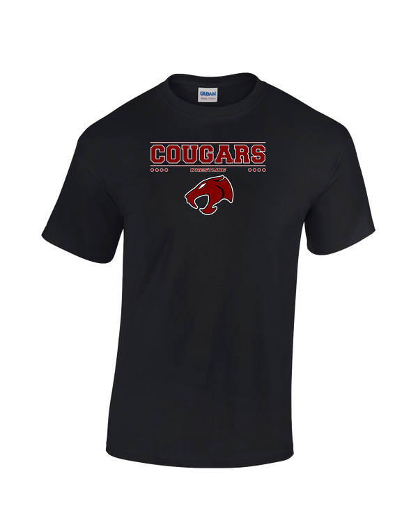 Staurts Draft HS Wrestling Border - Cotton T-Shirt