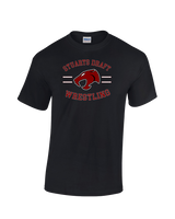 Staurts Draft HS Wrestling Curve - Cotton T-Shirt