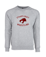 Staurts Draft HS Wrestling Curve - Crewneck Sweatshirt