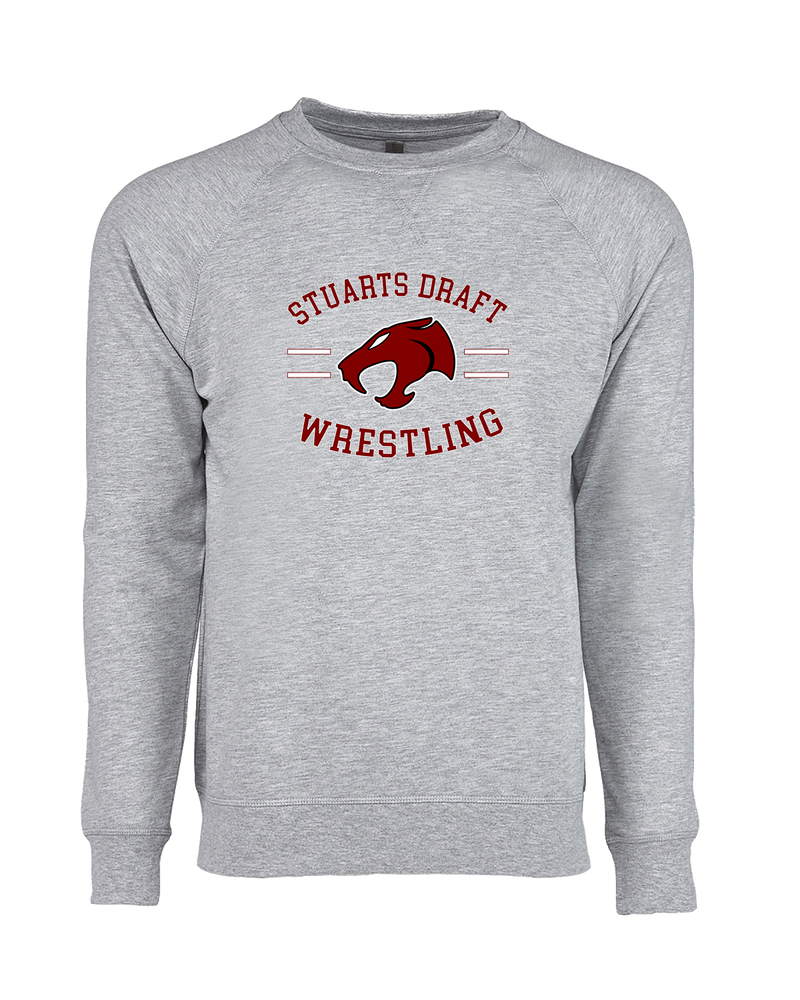 Staurts Draft HS Wrestling Curve - Crewneck Sweatshirt