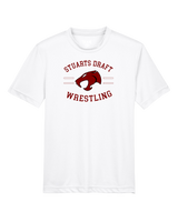Staurts Draft HS Wrestling Curve - Youth Performance T-Shirt