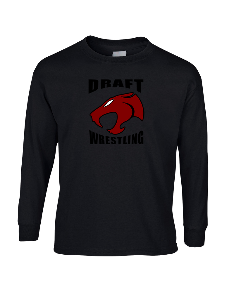 Staurts Draft HS Wrestling Main Logo - Mens Cotton Long Sleeve