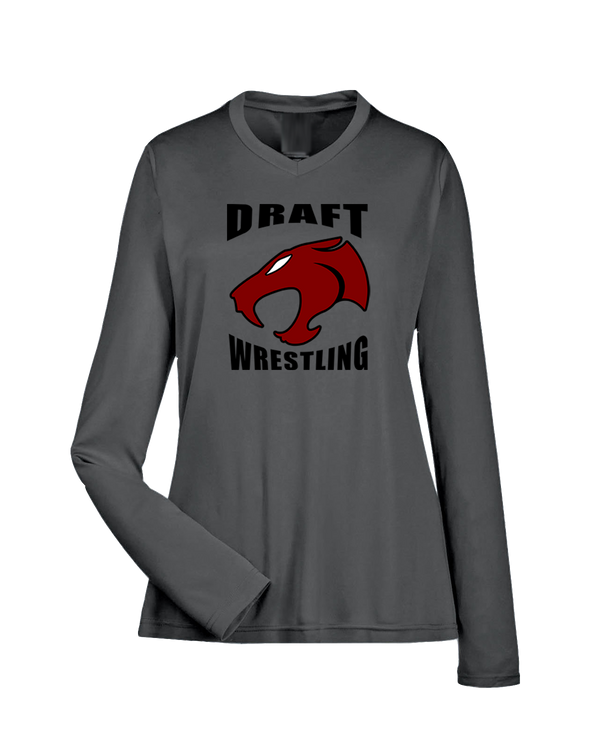 Staurts Draft HS Wrestling Main Logo - Womens Performance Long Sleeve
