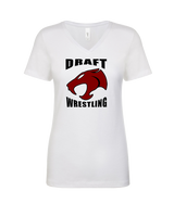 Staurts Draft HS Wrestling Main Logo - Womens V-Neck