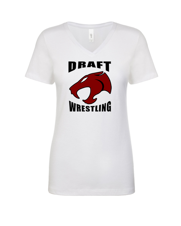 Staurts Draft HS Wrestling Main Logo - Womens V-Neck