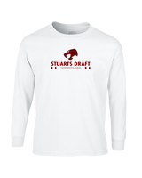 Staurts Draft HS Wrestling Stacked - Mens Cotton Long Sleeve