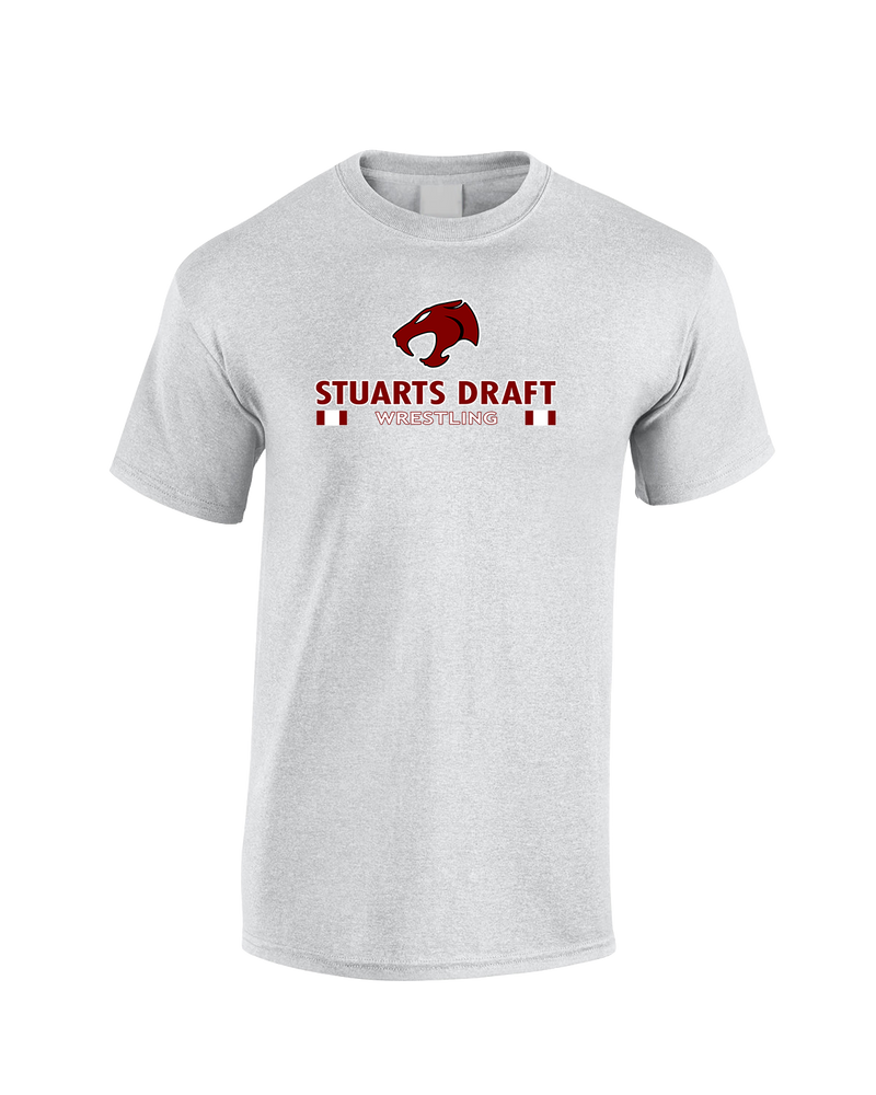 Staurts Draft HS Wrestling Stacked - Cotton T-Shirt