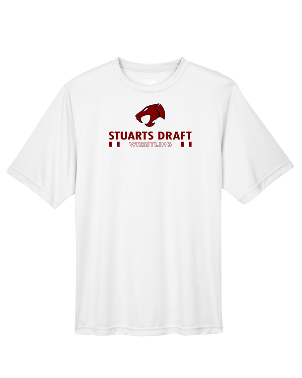 Staurts Draft HS Wrestling Stacked - Performance T-Shirt