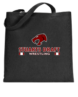 Staurts Draft HS Wrestling Stacked - Tote Bag