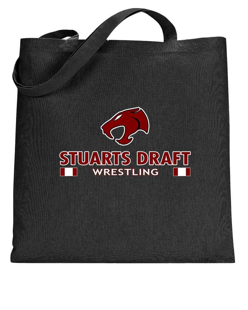 Staurts Draft HS Wrestling Stacked - Tote Bag