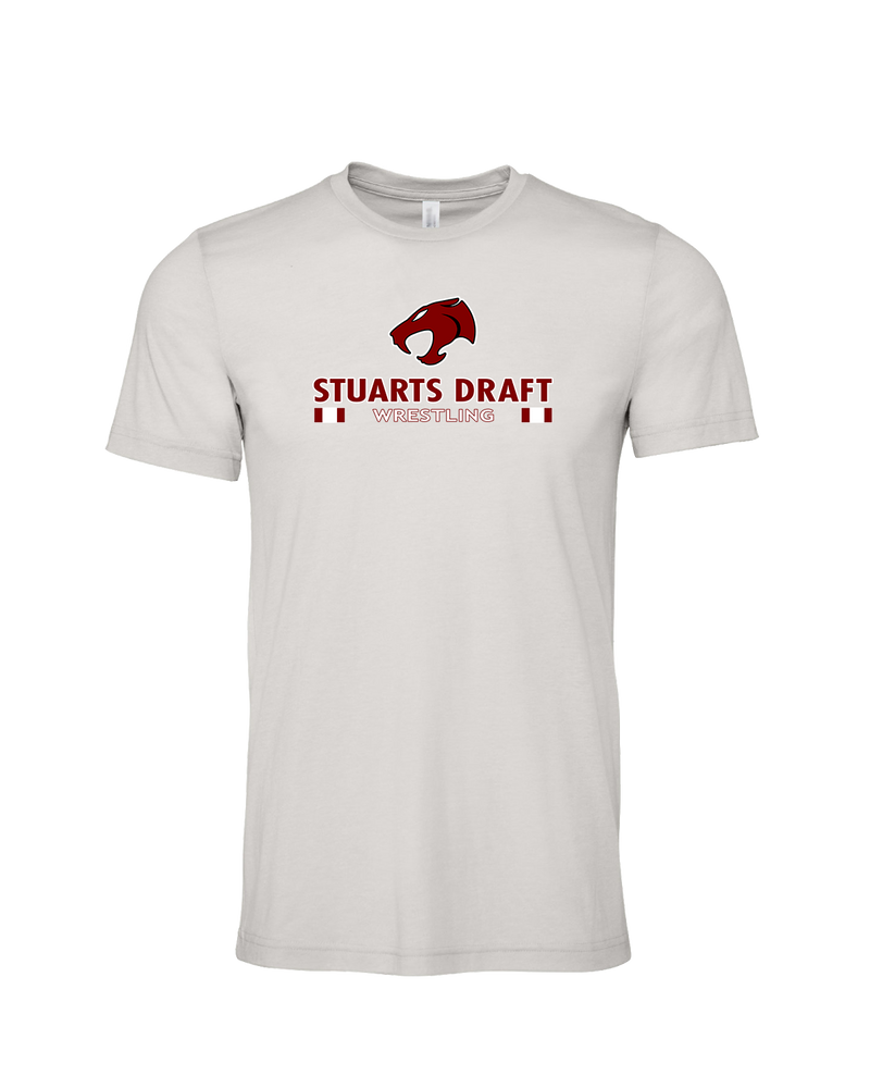 Staurts Draft HS Wrestling Stacked - Mens Tri Blend Shirt