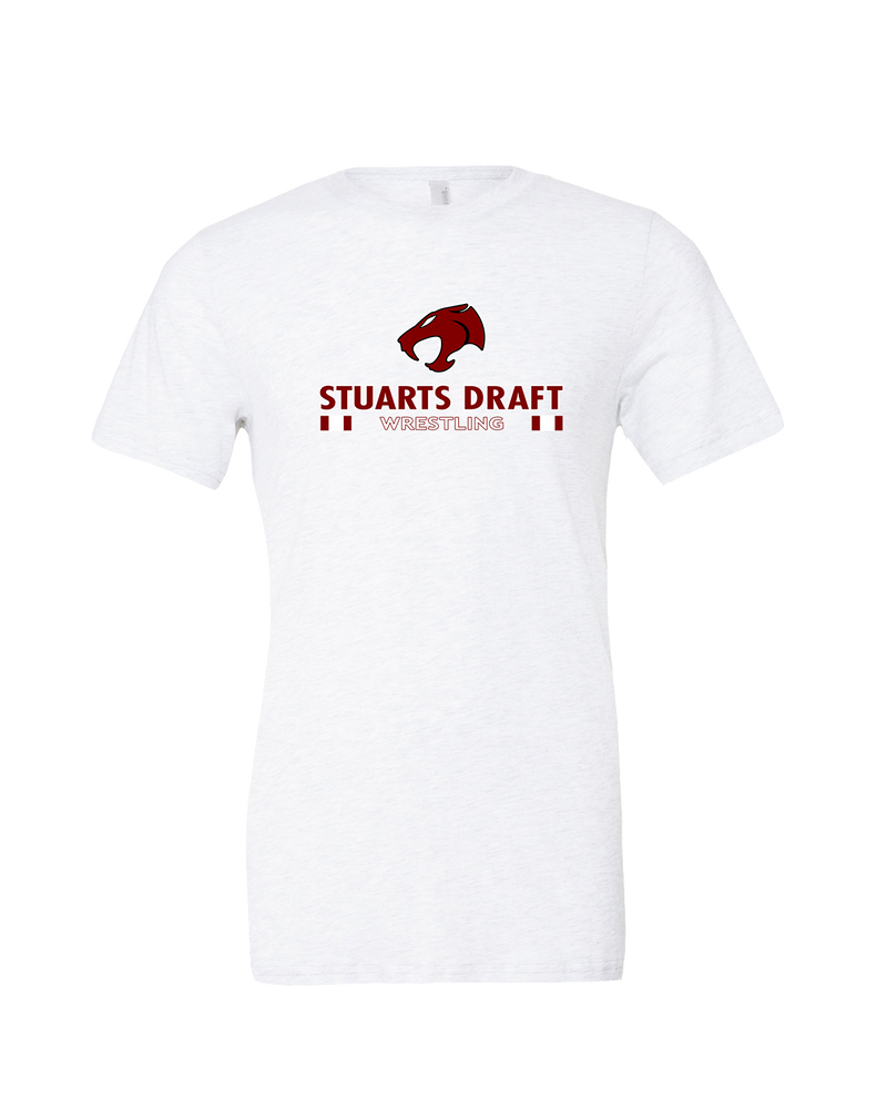 Staurts Draft HS Wrestling Stacked - Mens Tri Blend Shirt