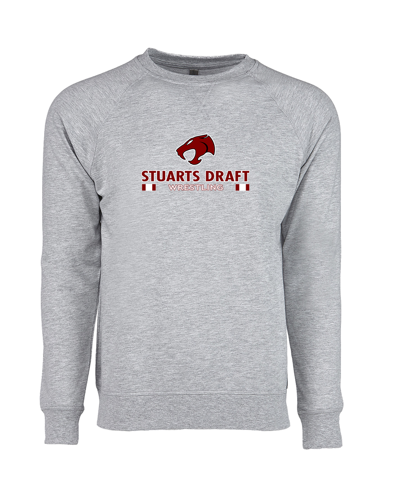 Staurts Draft HS Wrestling Stacked - Crewneck Sweatshirt