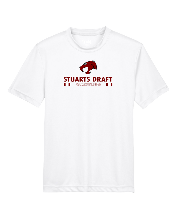 Staurts Draft HS Wrestling Stacked - Youth Performance T-Shirt
