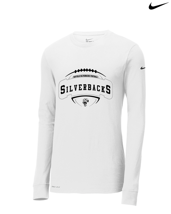 Suffolk Silverbacks Football Toss - Mens Nike Longsleeve