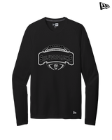 Suffolk Silverbacks Football Toss - New Era Performance Long Sleeve