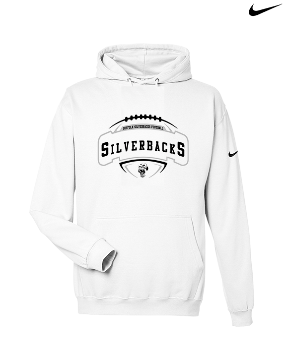 Suffolk Silverbacks Football Toss - Nike Club Fleece Hoodie