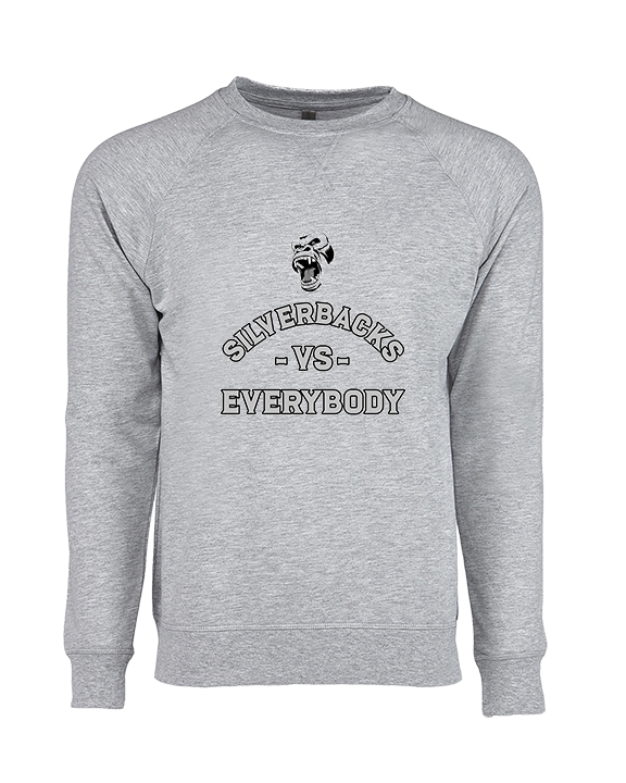 Suffolk Silverbacks Football Vs Everybody - Crewneck Sweatshirt