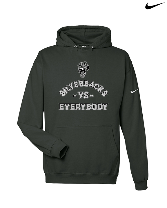 Suffolk Silverbacks Football Vs Everybody - Nike Club Fleece Hoodie