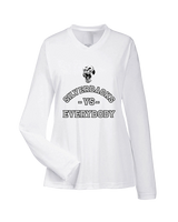 Suffolk Silverbacks Football Vs Everybody - Womens Performance Longsleeve