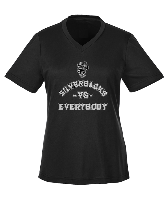 Suffolk Silverbacks Football Vs Everybody - Womens Performance Shirt