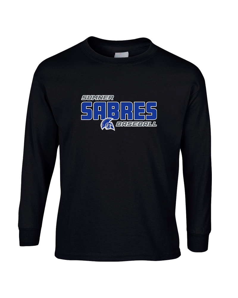 Sumner Academy Baseball Bold - Mens Basic Cotton Long Sleeve
