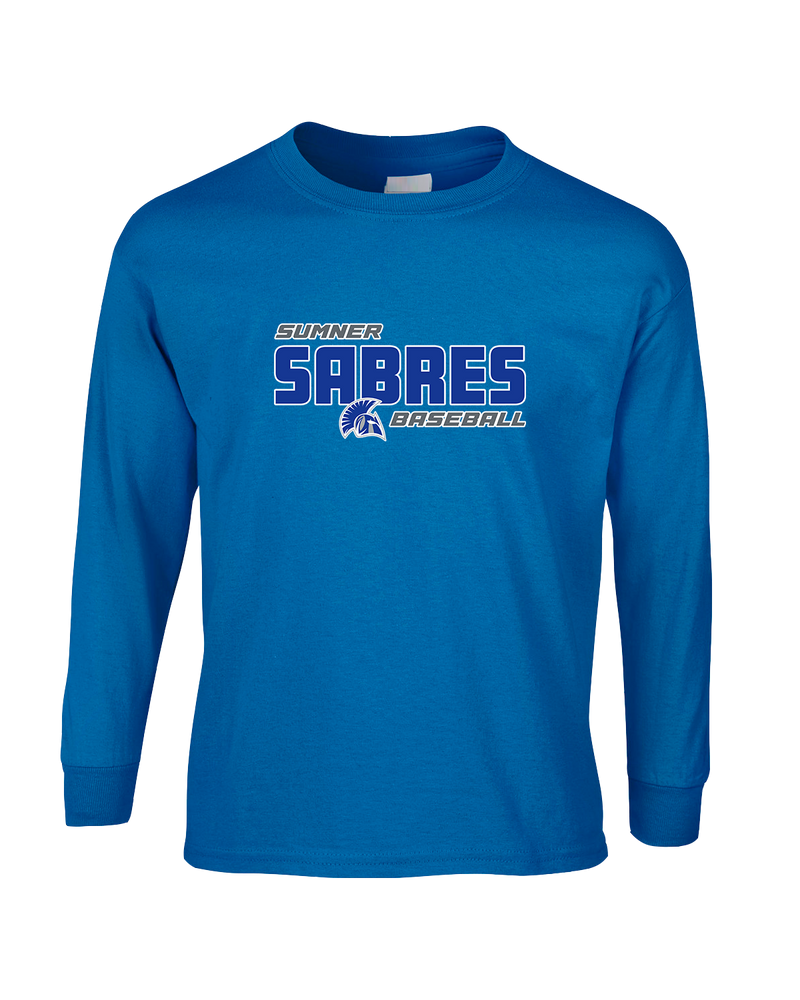 Sumner Academy Baseball Bold - Mens Basic Cotton Long Sleeve