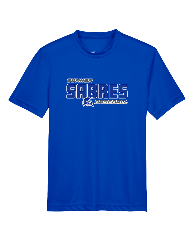 Sumner Academy Baseball Bold - Youth Performance T-Shirt