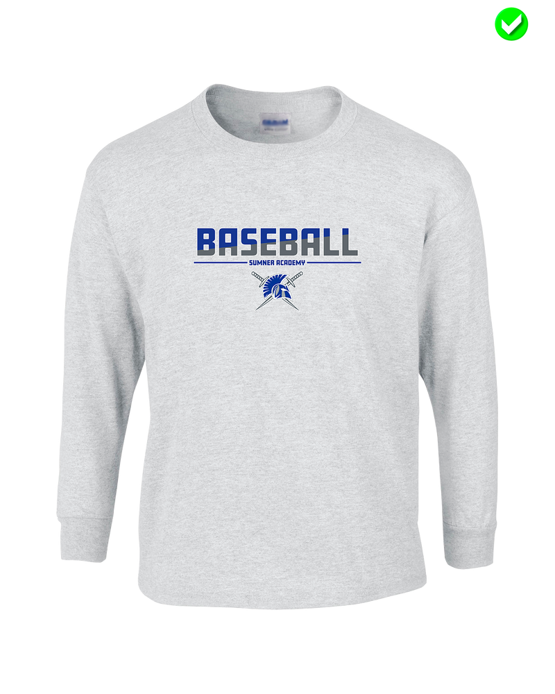 Sumner Academy Baseball Cut - Mens Basic Cotton Long Sleeve