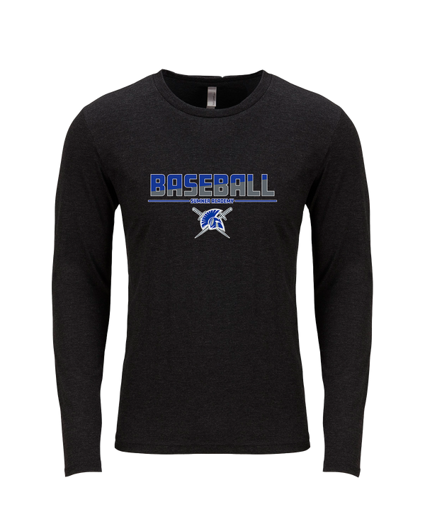 Sumner Academy Baseball Cut - Tri Blend Long Sleeve